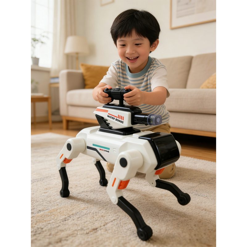2.4G RC Toy AI Intelligent Mechanical Dog With Water Bullet(12)