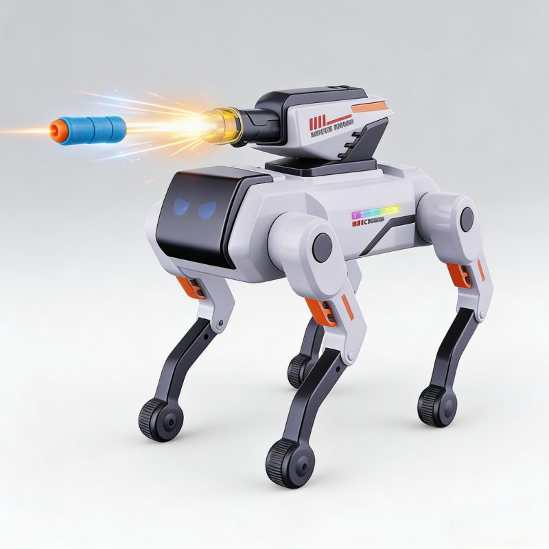 2.4G RC Toy AI Intelligent Mechanical Dog With Water Bullet(14)