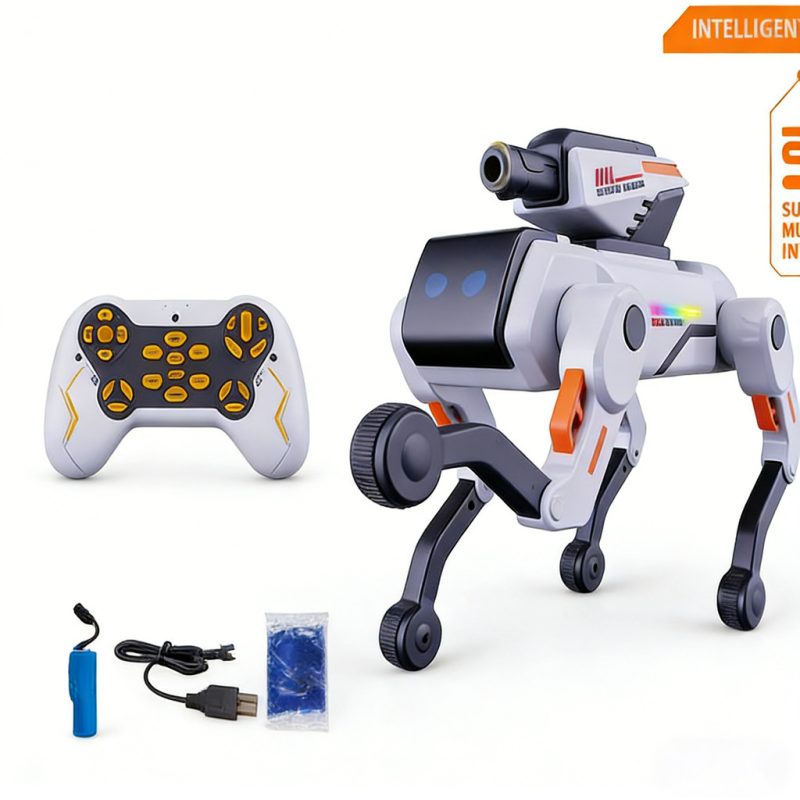 2.4G RC Toy AI Intelligent Mechanical Dog With Water Bullet(16)