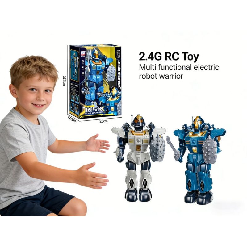2.4G RC Toy Multi functional electric robot warrior(6)