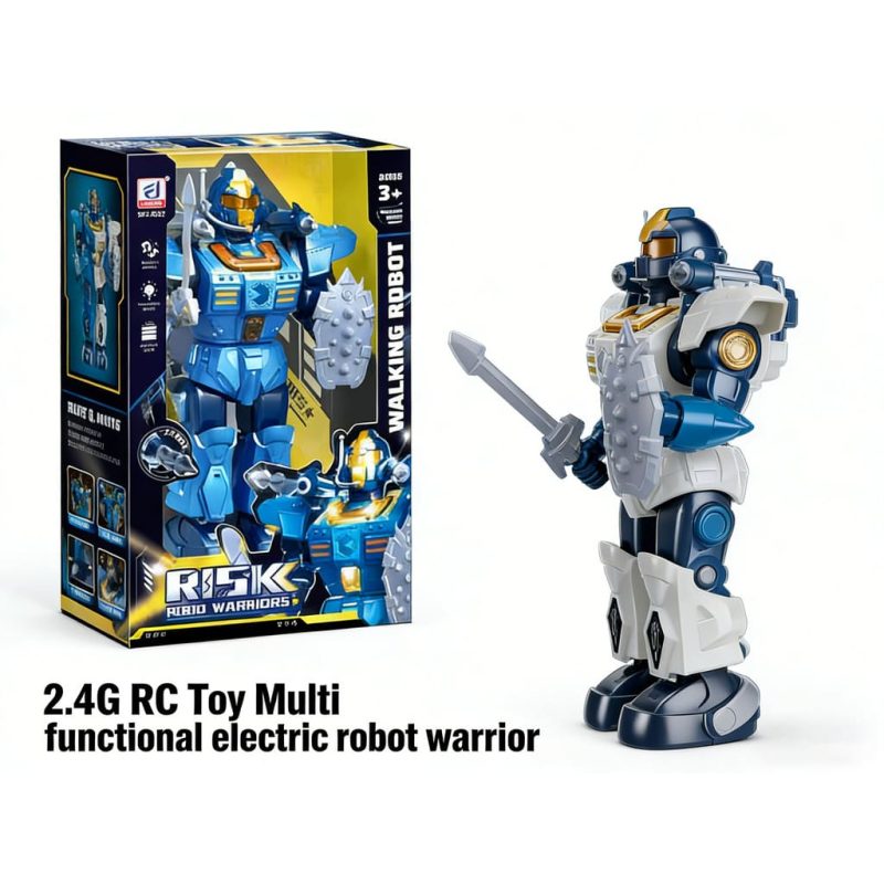 2.4G RC Toy Multi functional electric robot warrior(8)