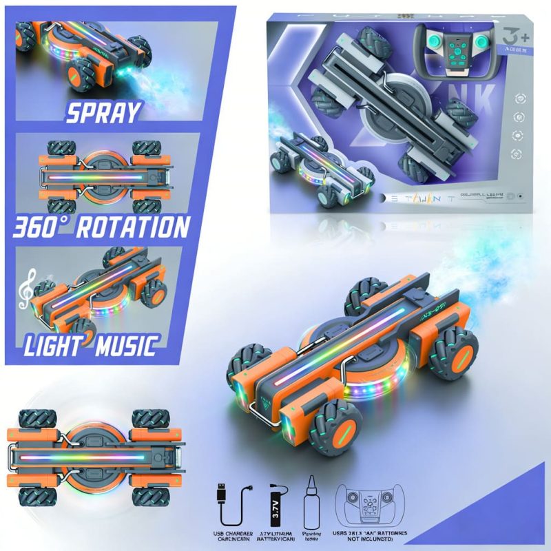 2.4G RC Toy Stunt Concept Car (Handheld Remote)(12)