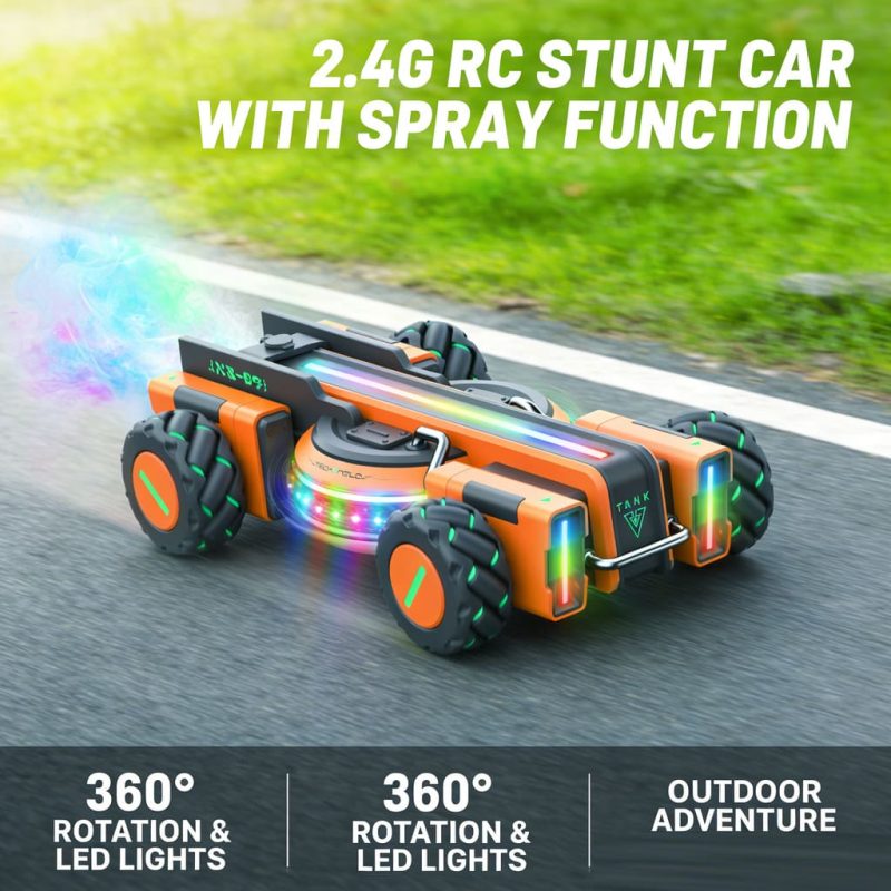 2.4G RC Toy Stunt Concept Car (Handheld Remote)(14)