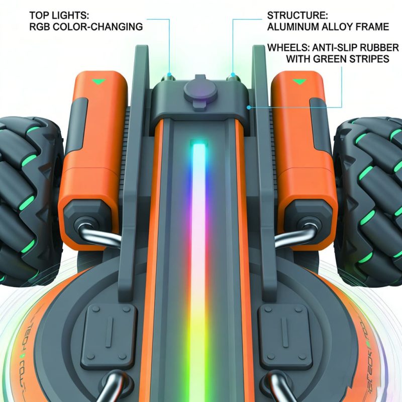 2.4G RC Toy Stunt Concept Car (Handheld Remote)(15)