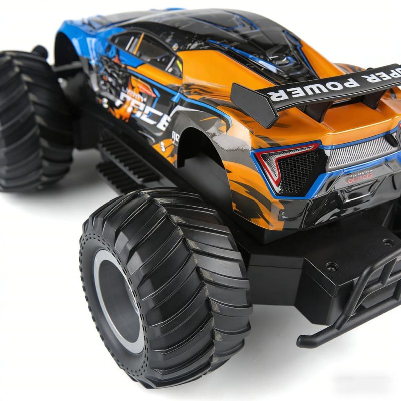 2.4G RC toy ,1_ 14 lights, music, four-wheel drive off-road swing car, PVC, with 4 colors version(7)