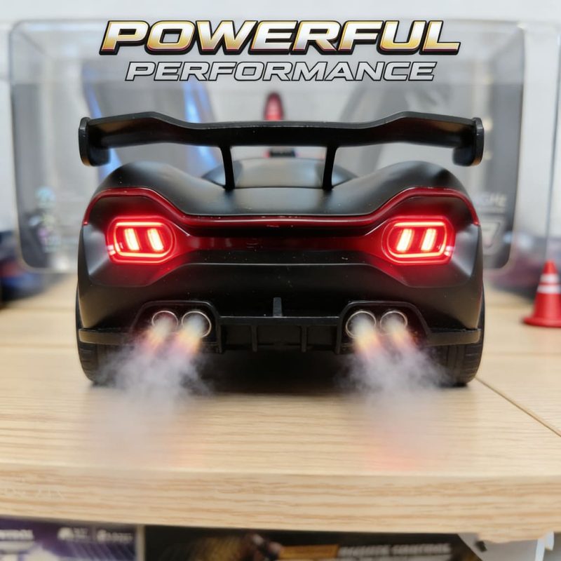 2.4Ghz RC Toy 1_ 20 Colorful Racing Light Four wheel Drive Drift Car (Black Special Police Edition)(5)