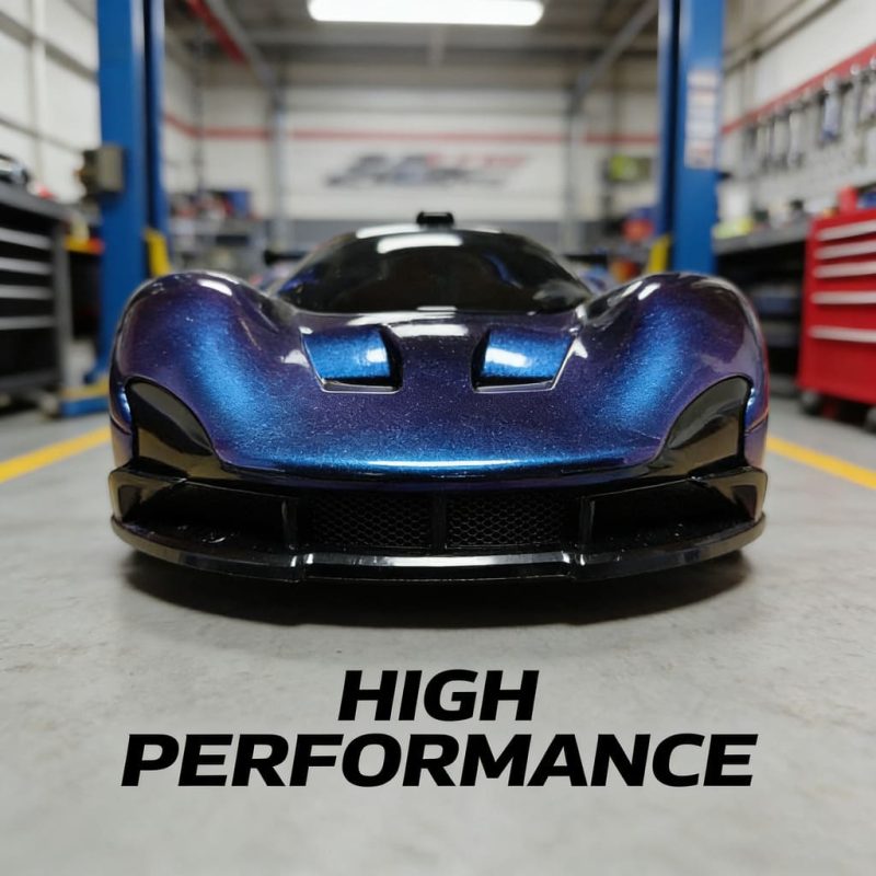 2.4Ghz RC Toy 1_ 20 Colorful Racing Light Four wheel Drive Drift Car (Blue Purple Chameleon Paint Edition)(32)