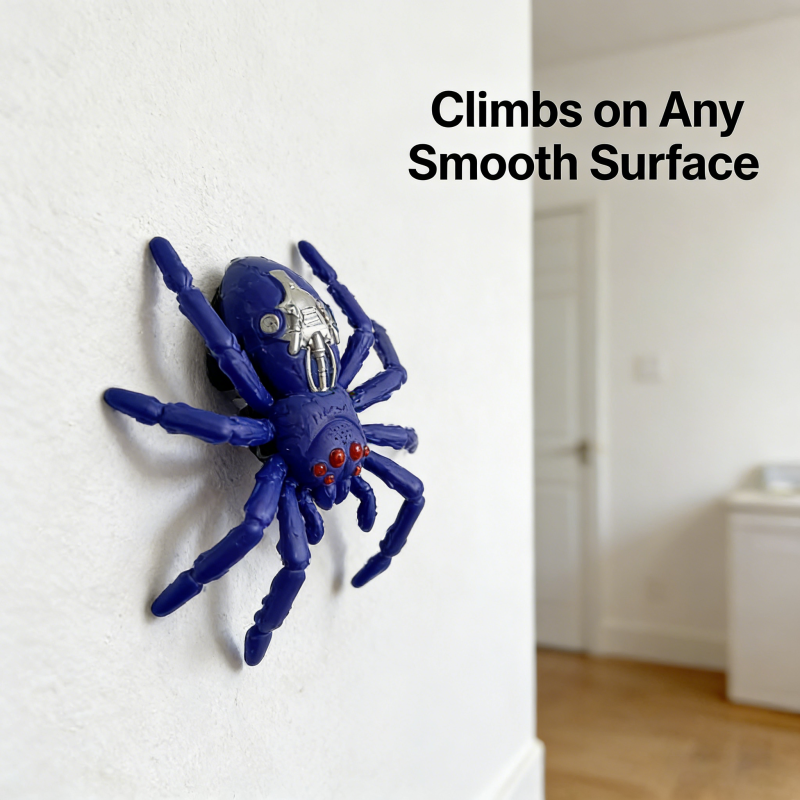 2.4Ghz RC animal toy -Wall climbing remote control spider -Climbing Spider - Climbing Reptile Prank Toy(19)
