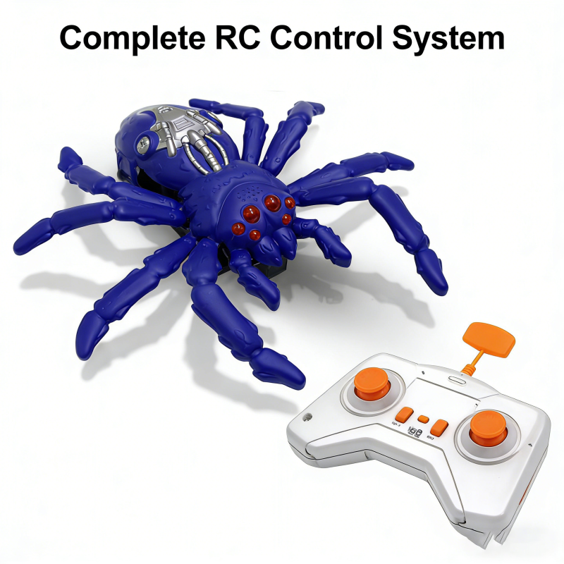 2.4Ghz RC animal toy -Wall climbing remote control spider -Climbing Spider - Climbing Reptile Prank Toy(20)