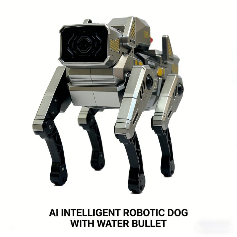 Suptoy 2.4G RC AI Intelligent Mechanical Dog - Water Bullet Shooting Robotic Pet Toy for kids(11)