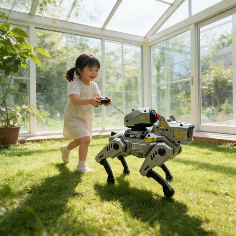 Suptoy 2.4G RC AI Intelligent Mechanical Dog - Water Bullet Shooting Robotic Pet Toy for kids(17)