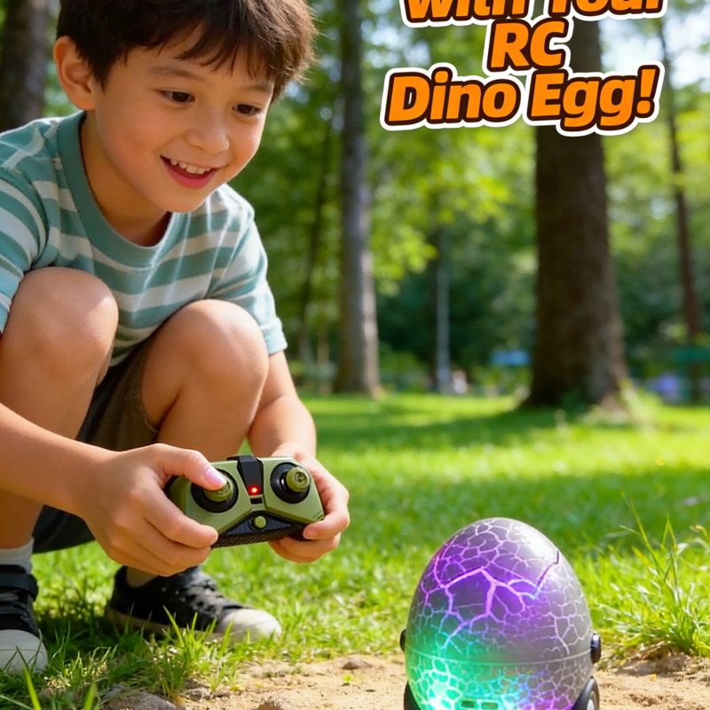 Suptoy 2.4G RC Battle Dinosaur Eggs - Remote Control Fighting Dino Toys for Kids(36)