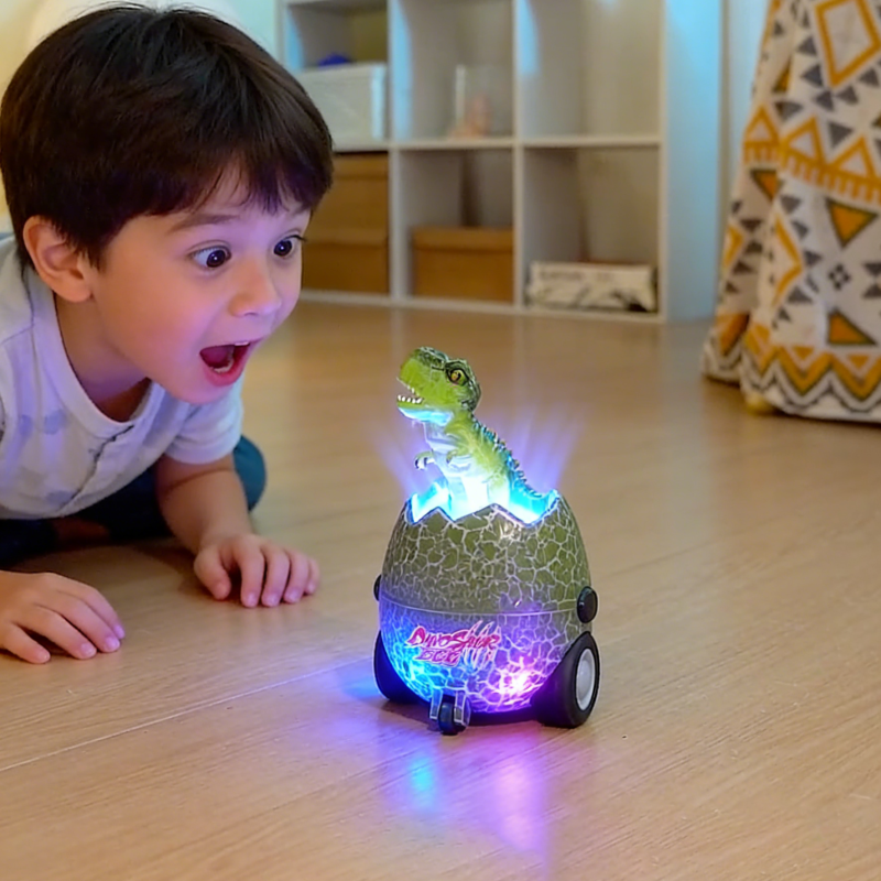 Suptoy 2.4G RC Battle Dinosaur Eggs - Remote Control Fighting Dino Toys for Kids(37)