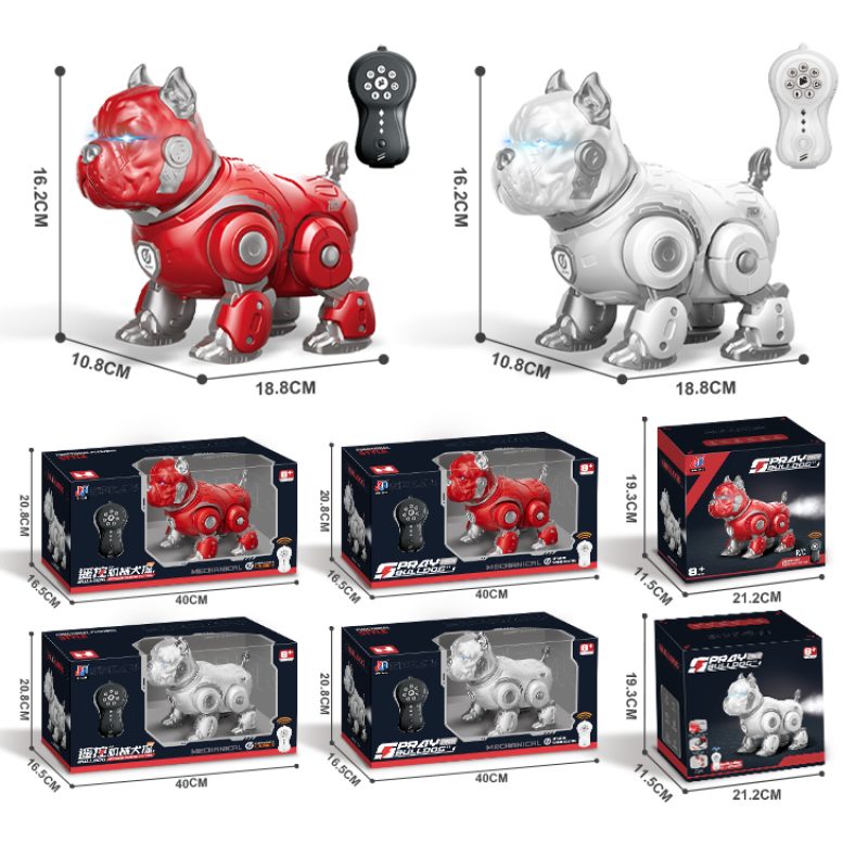 Suptoy 2.4G RC Intelligent Spray Dog - Infrared Remote Control Robotic Pet Toy for Kids(9)