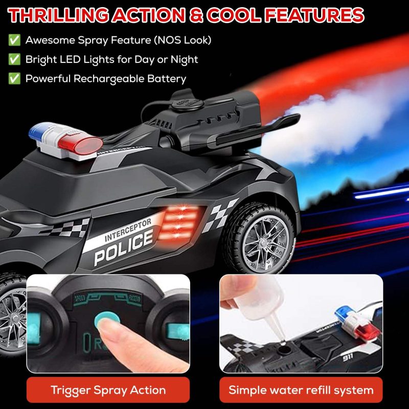 remote control police car toy 3
